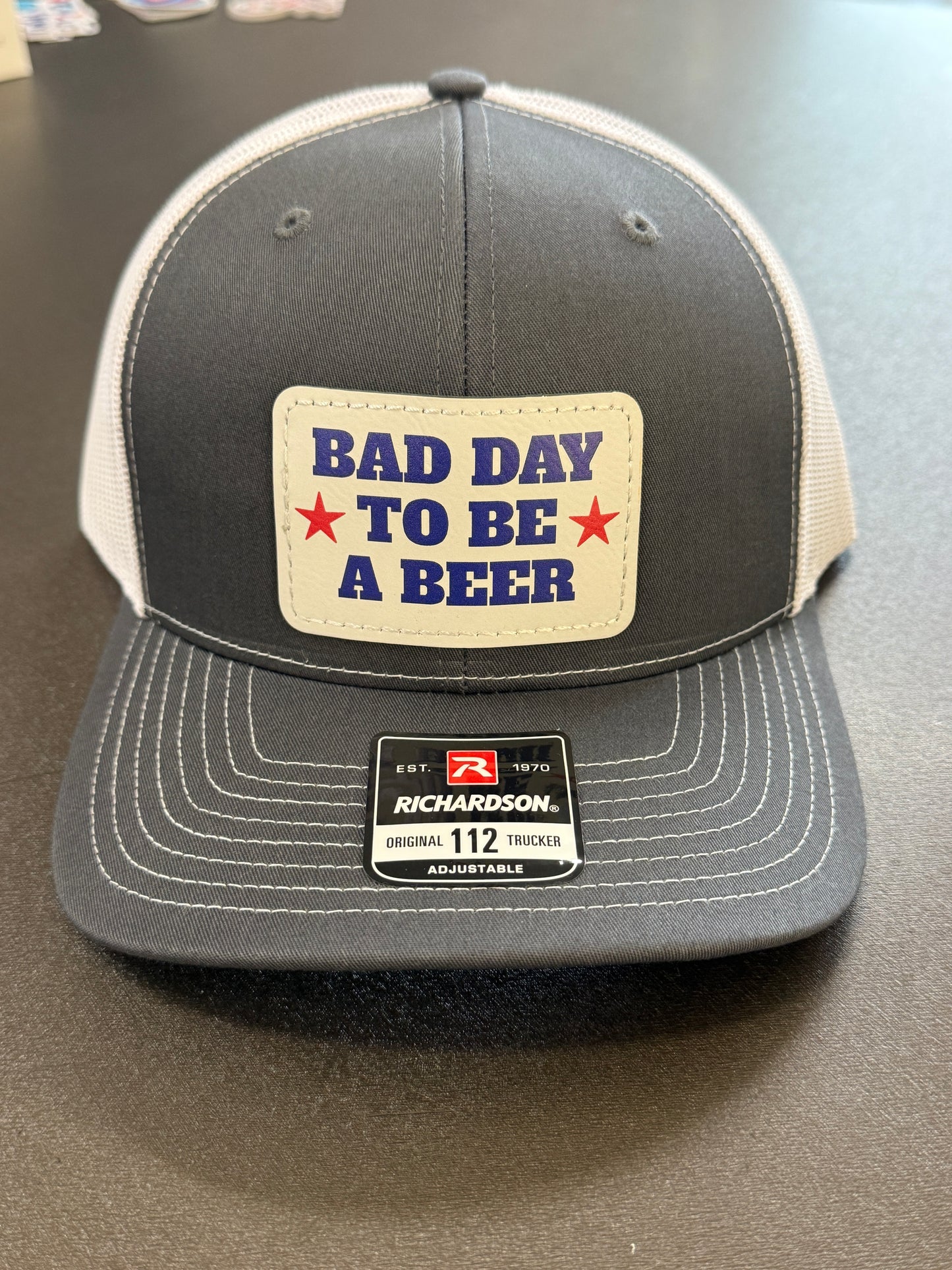 UV Printed Bad Day to be a Beer Men's Richardson 112 Trucker Hat