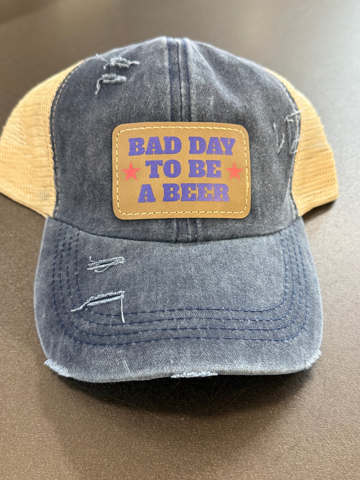 UV Printed Bad Day to be a Beer Women's Ponytail Hat