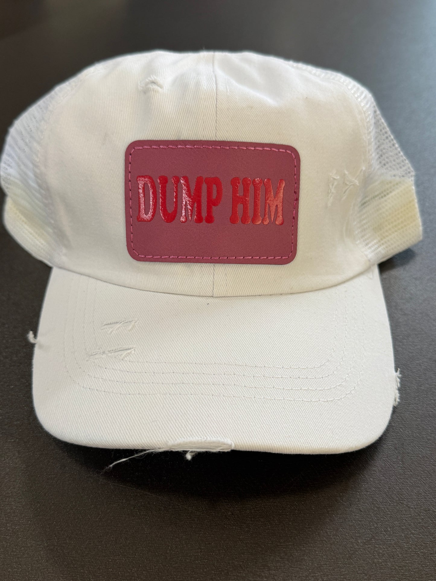 UV Printed Dump Him Women's Ponytail Hat