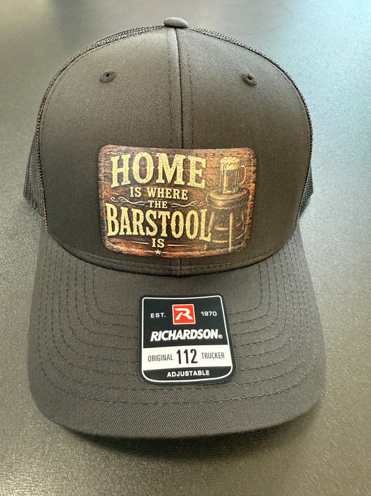 UV Printed Home Is Where The Barstool Is Richardson 112 Men's Hat
