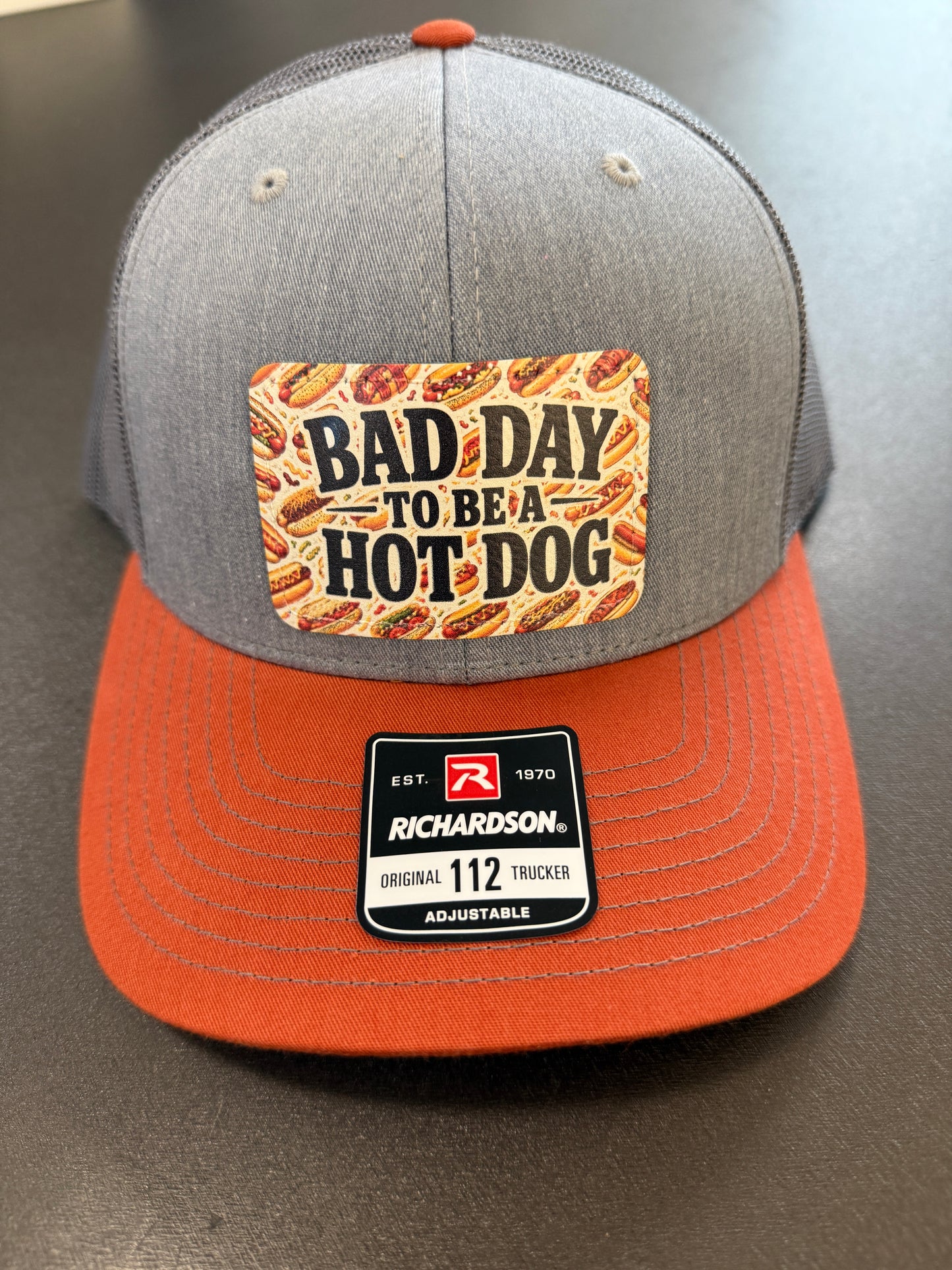 UV Printed Bad Day To Be A Hotdog Richardson 112 Men's Hat