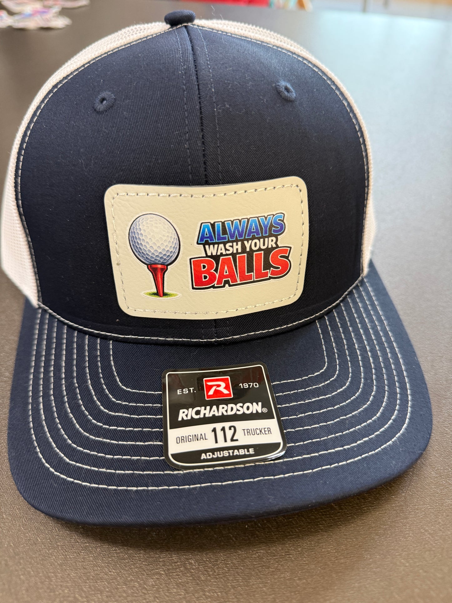 UV Printed Always Wash Your Balls Richardson 112 Men's Hat