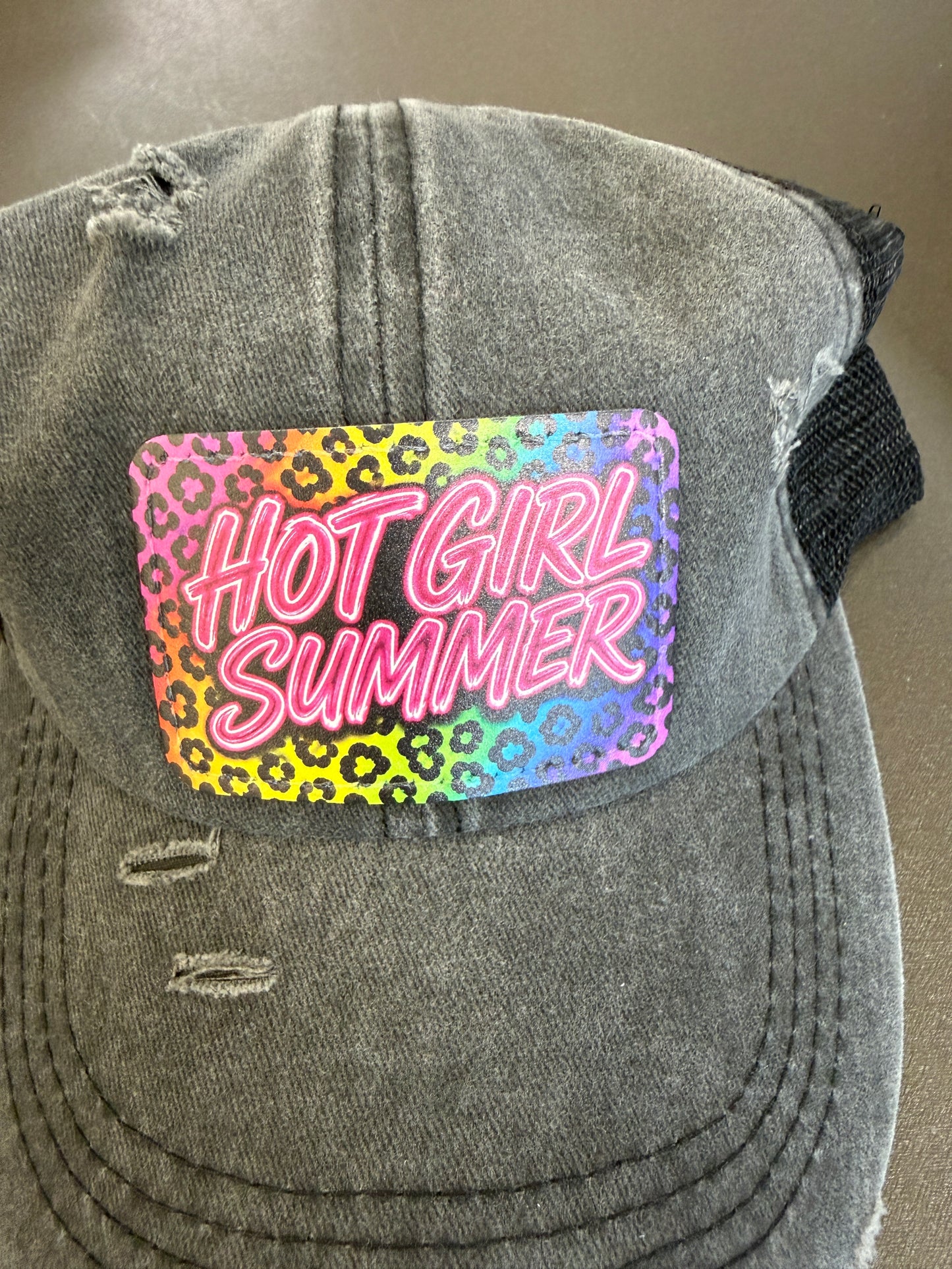 Hot Girl Summer Women's Ponytail Hat