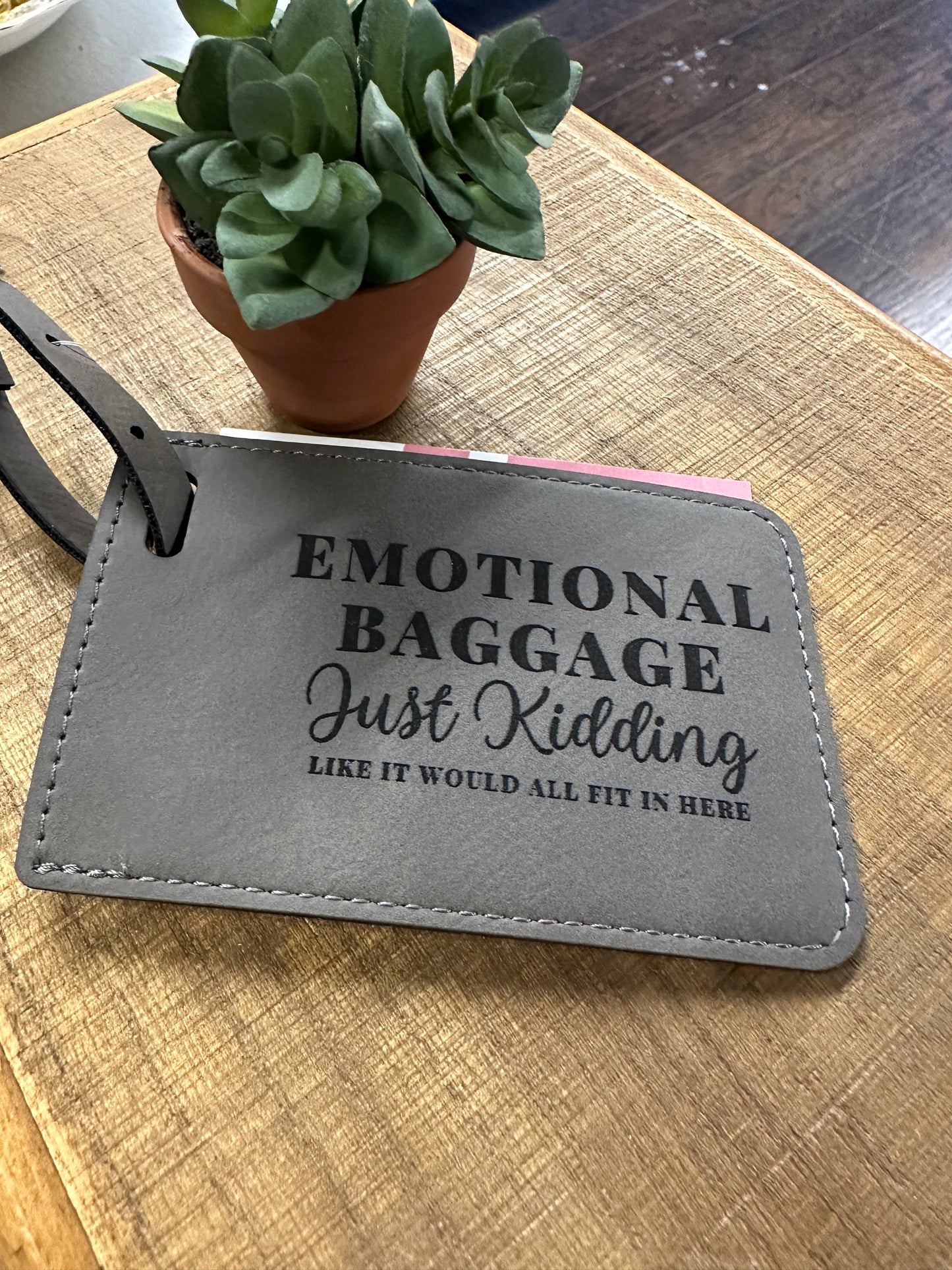 Emotional Baggage Luggage Tag