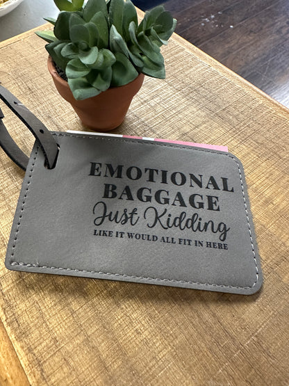 Emotional Baggage Luggage Tag