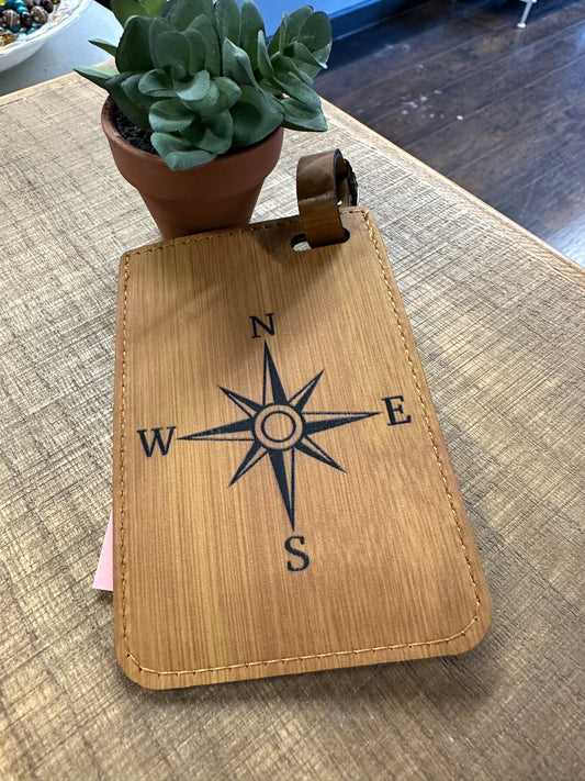 Compass Luggage Tag