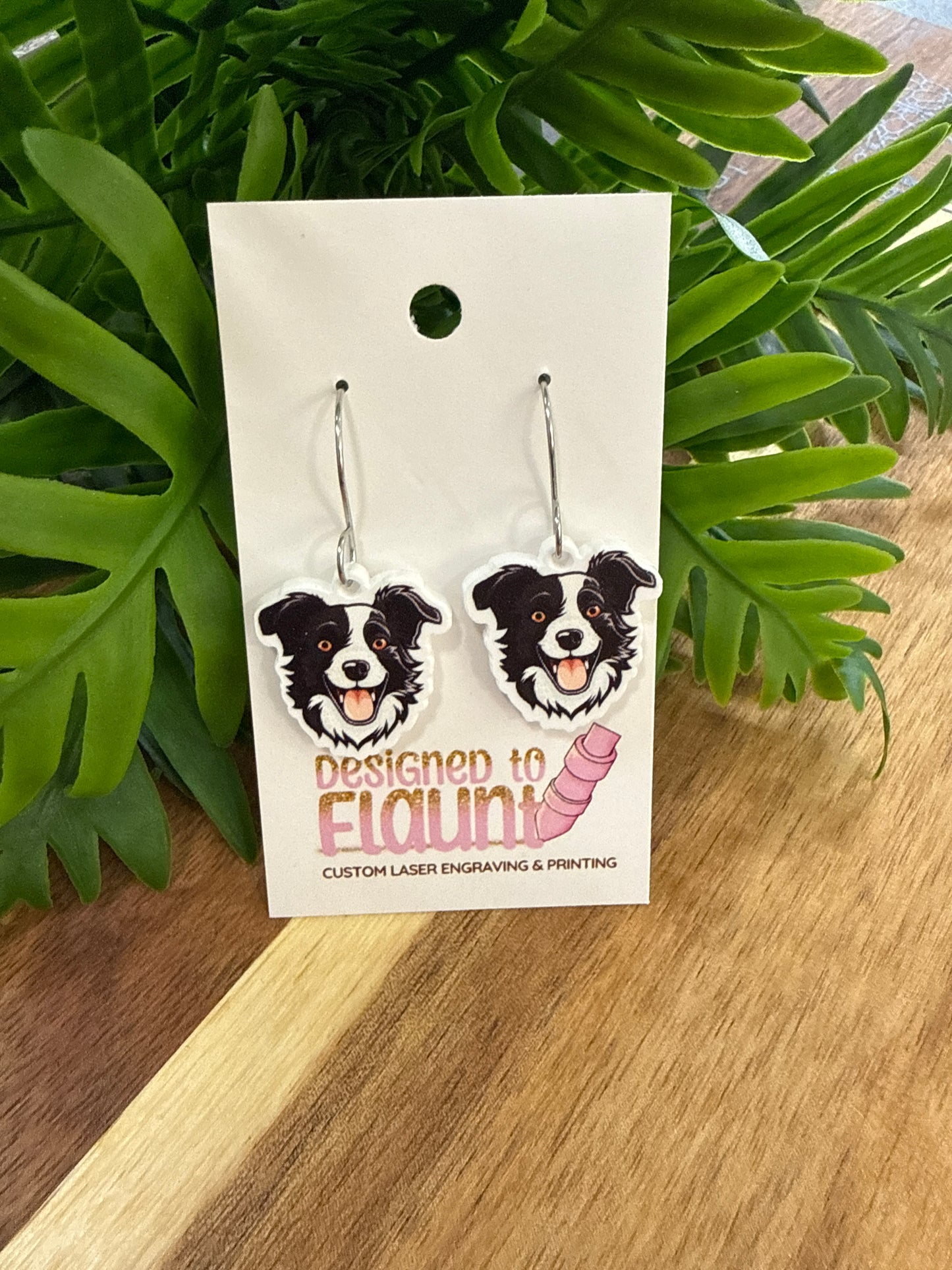 UV Printed Head of the Herd Acrylic Dangle Earrings