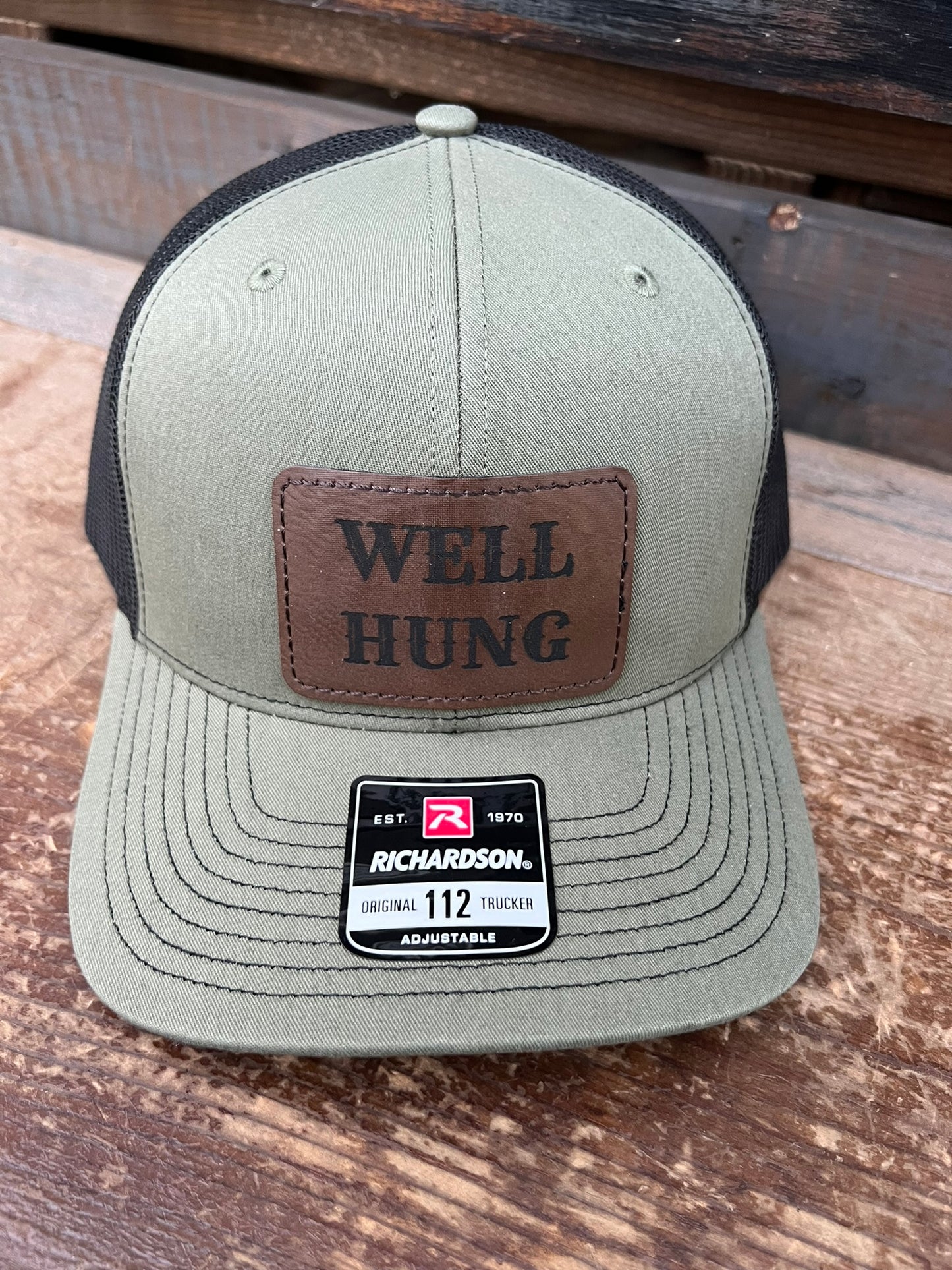 Well Hung Men's Richardson 112 Trucker Hat
