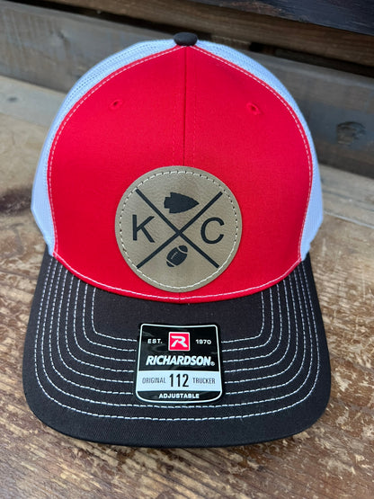 KC Arrowhead Football Men's Richardson 112 Trucker Hat