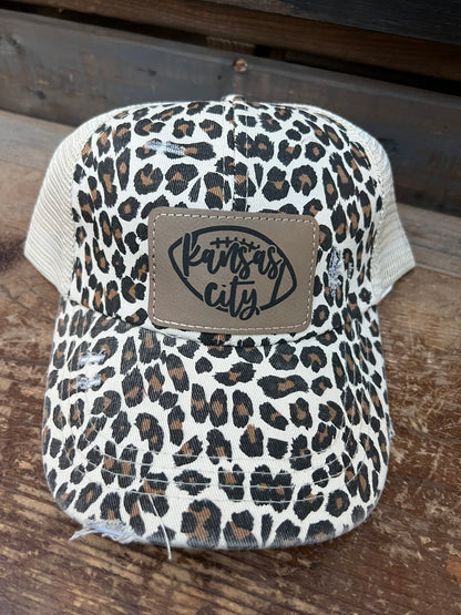 Kansas City Football Criss Cross Hat