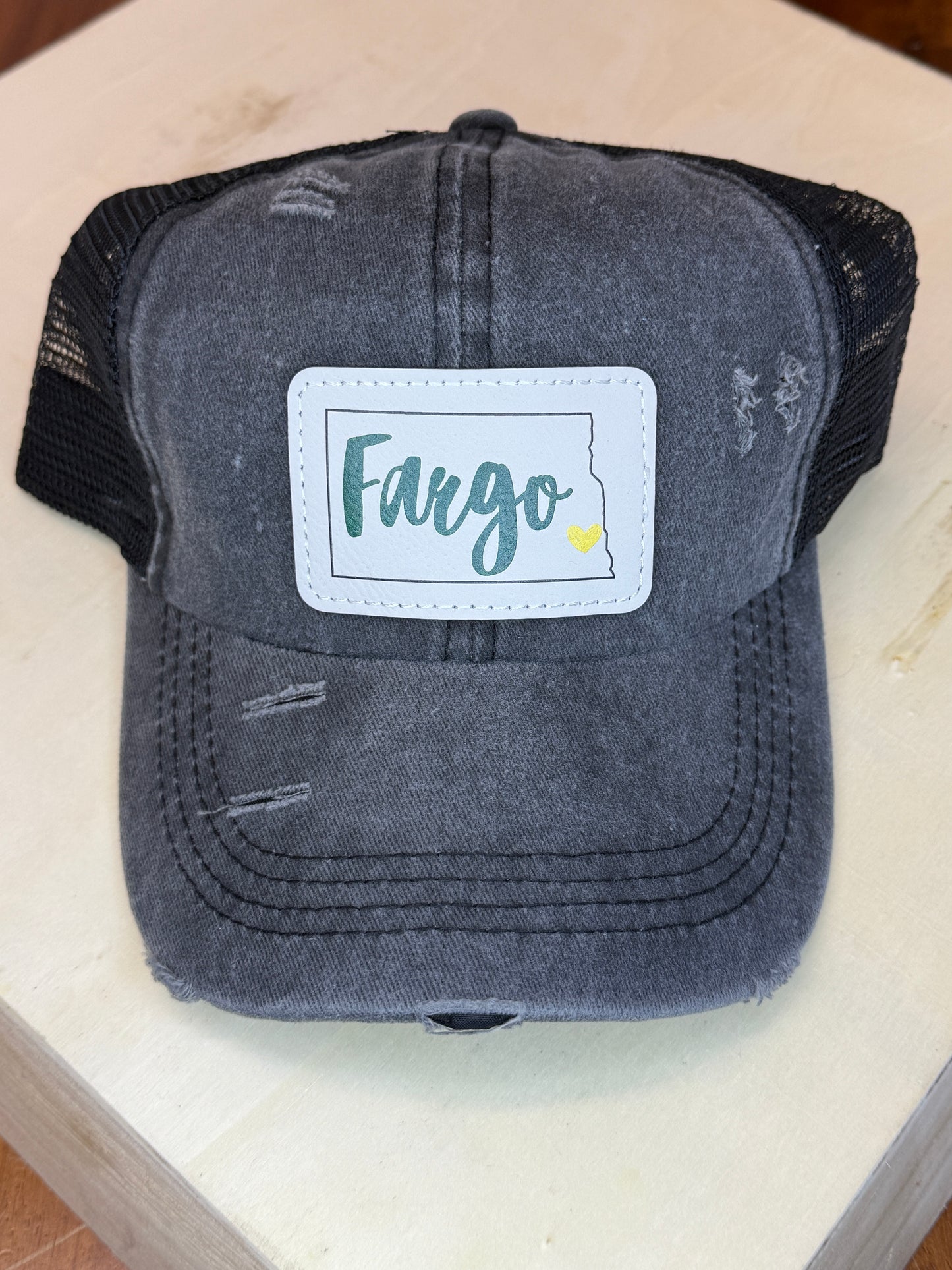 UV Printed Personalized City and State Women's Criss Cross Hat