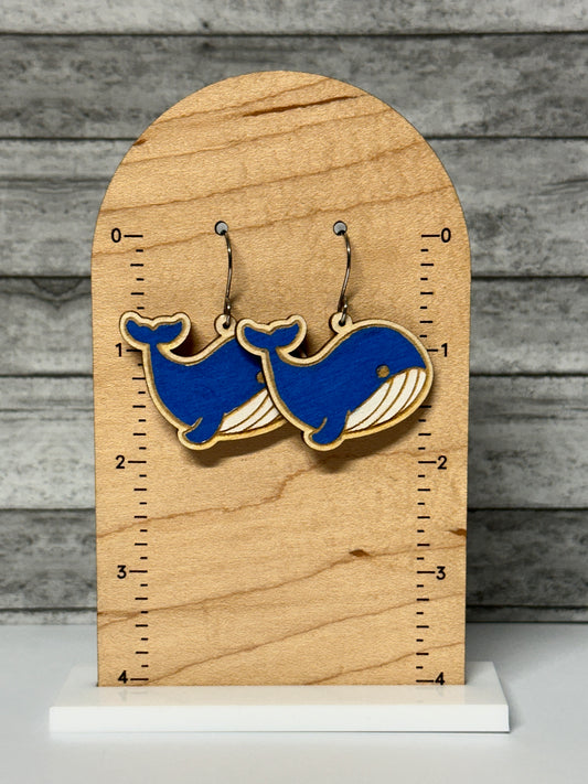 Oh Whale Dangle Earrings