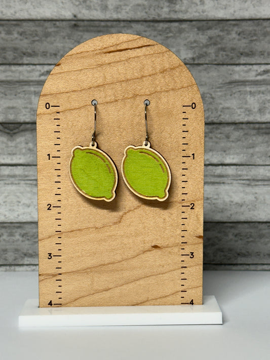 Lime Dangle Earring