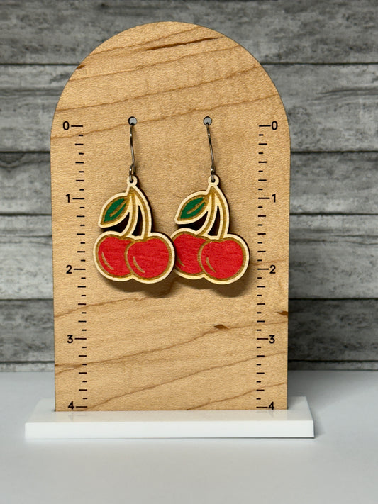 Cherry on Top Dangle Earrings