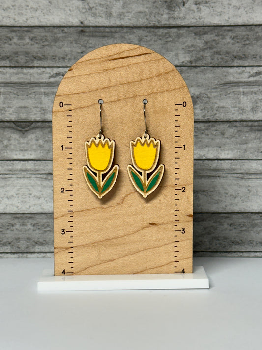 Tulips Dangle Earrings