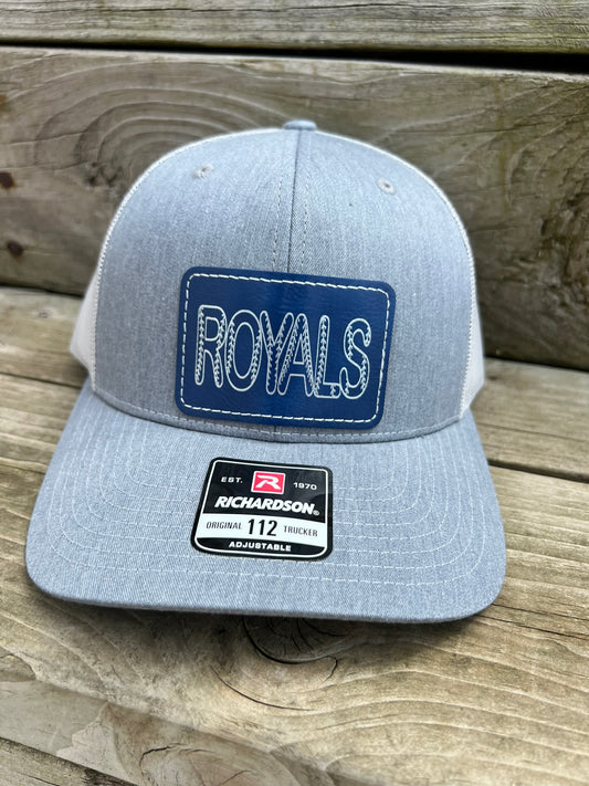 Royals Baseball Stitching Men's Richardson 112 Trucker Hat