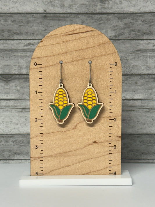 Corn- it has the juice Dangle Earrings