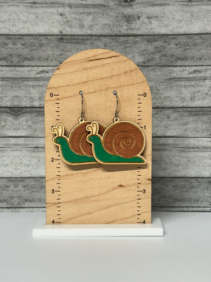 Snail Mail Dangle Earrings