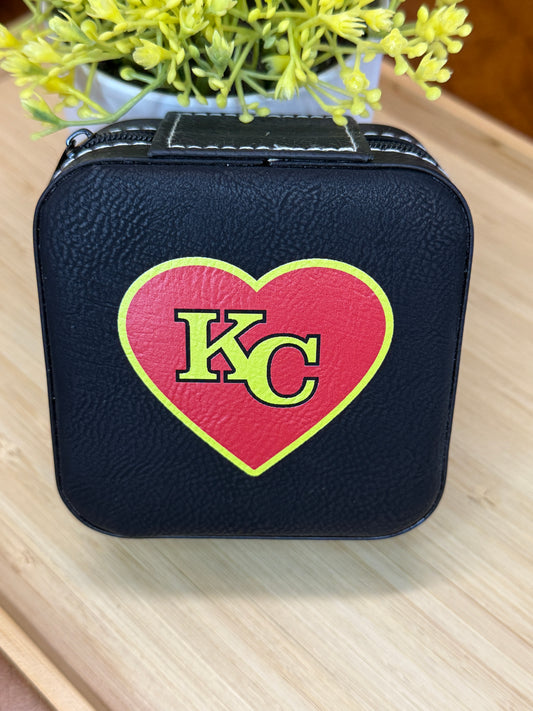 UV Printed Red KC Heart Jewelry Box