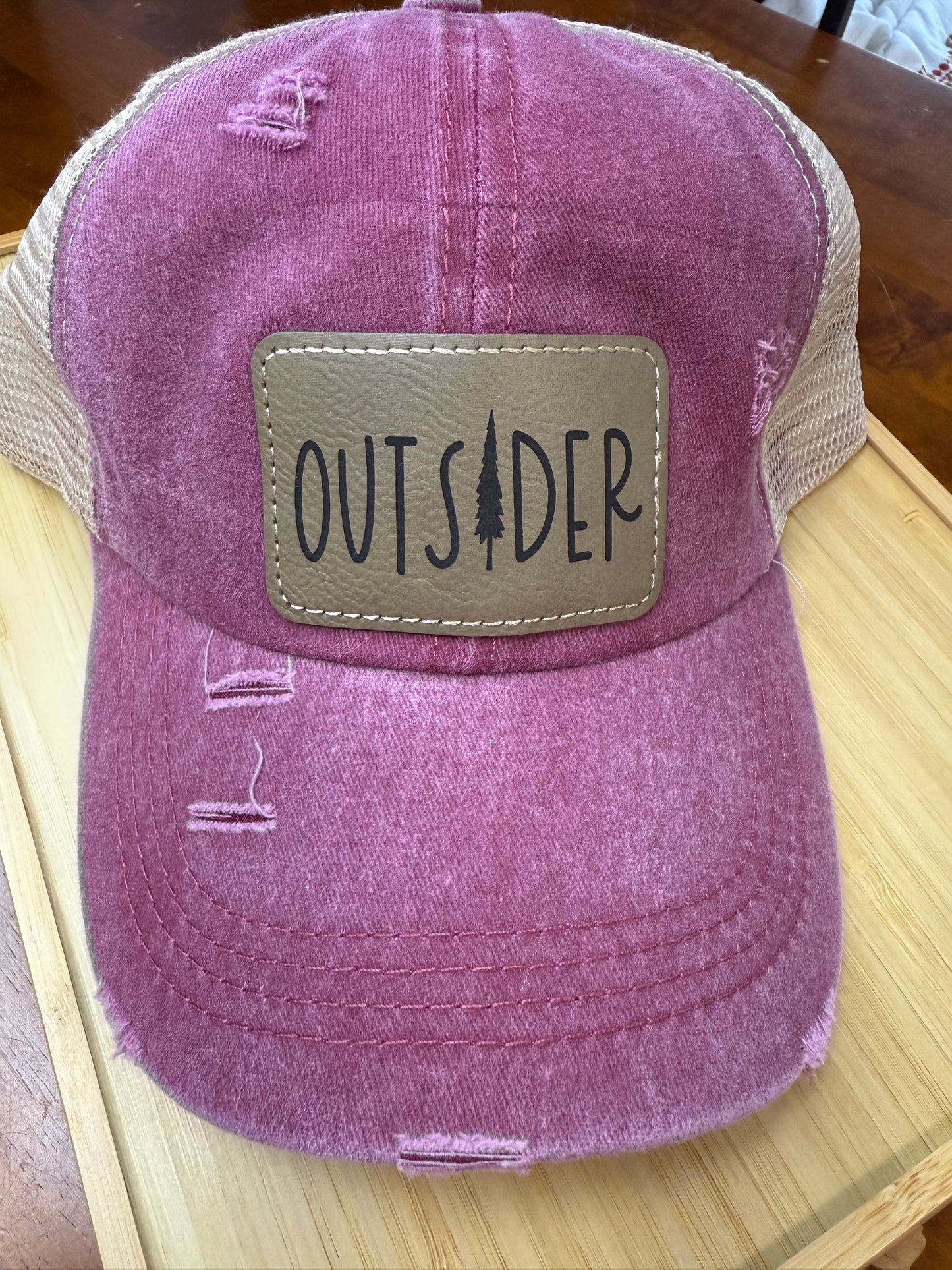 Engraved Outsider Women's Criss Cross Hat