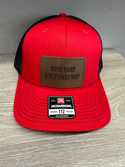 Rode Hard & Put Away Wet Men's Richardson 112 Trucker Hat