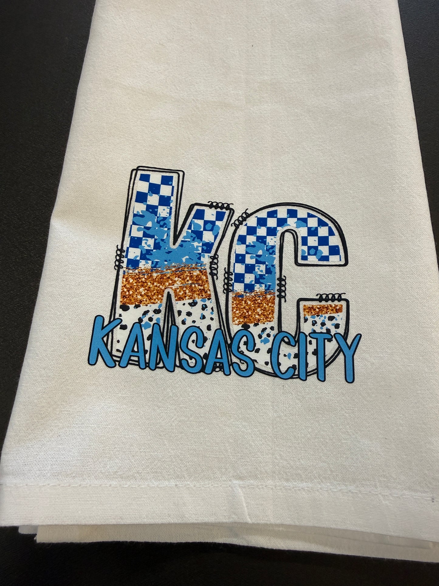 Kansas City Home Team Baseball Tea Towel / KC Baseball Gifts