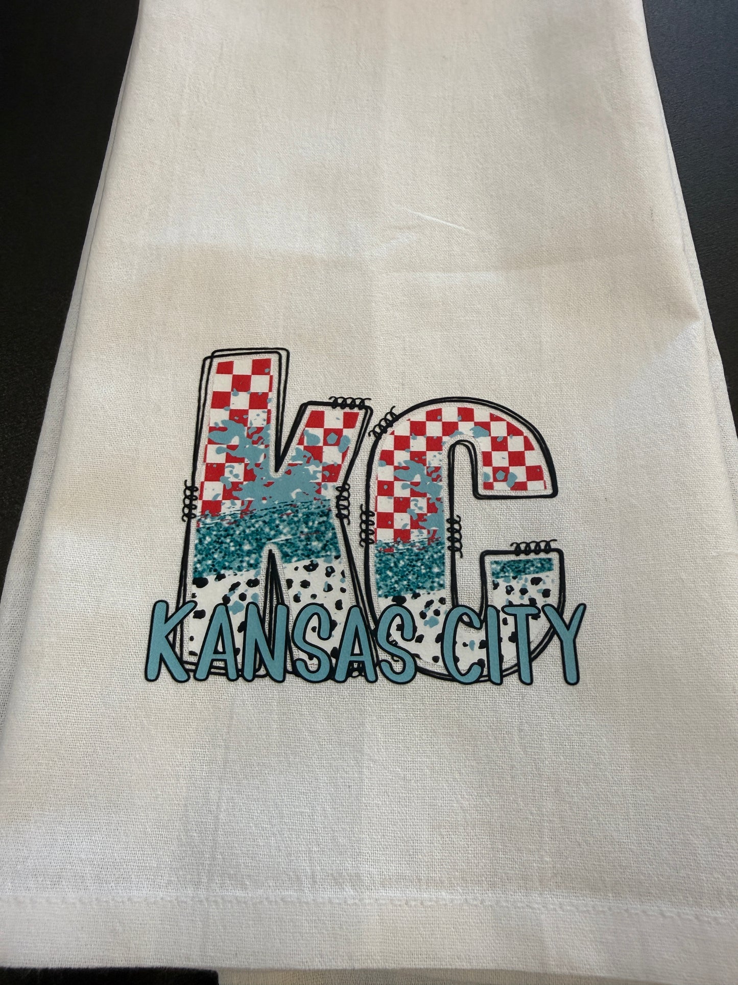 Kansas City Home Team Soccer Tea Towel / KC Soccer Gifts