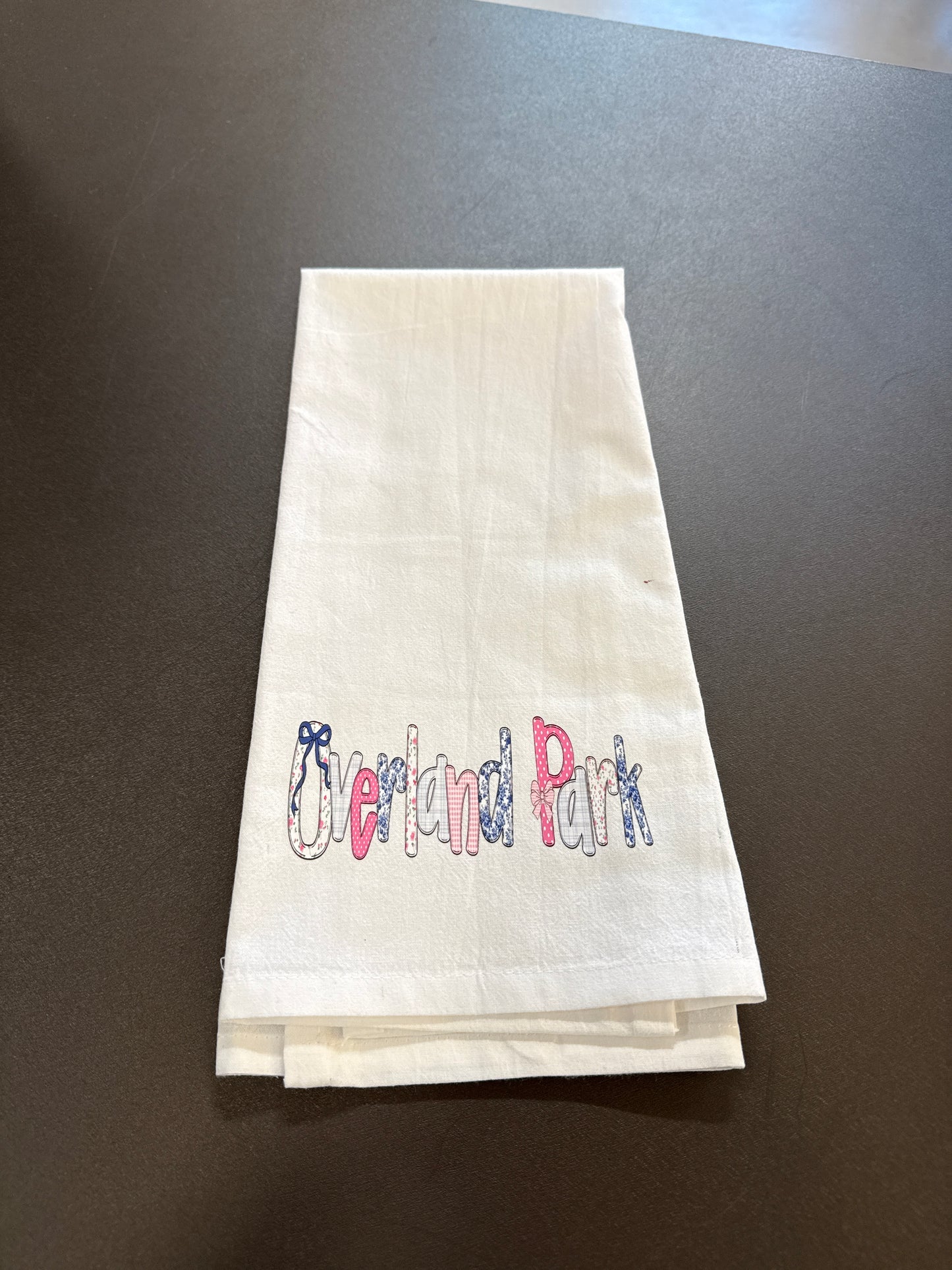 Preppy Kansas City Tea Towel | KC Souvenir | KC Hostess Gift
