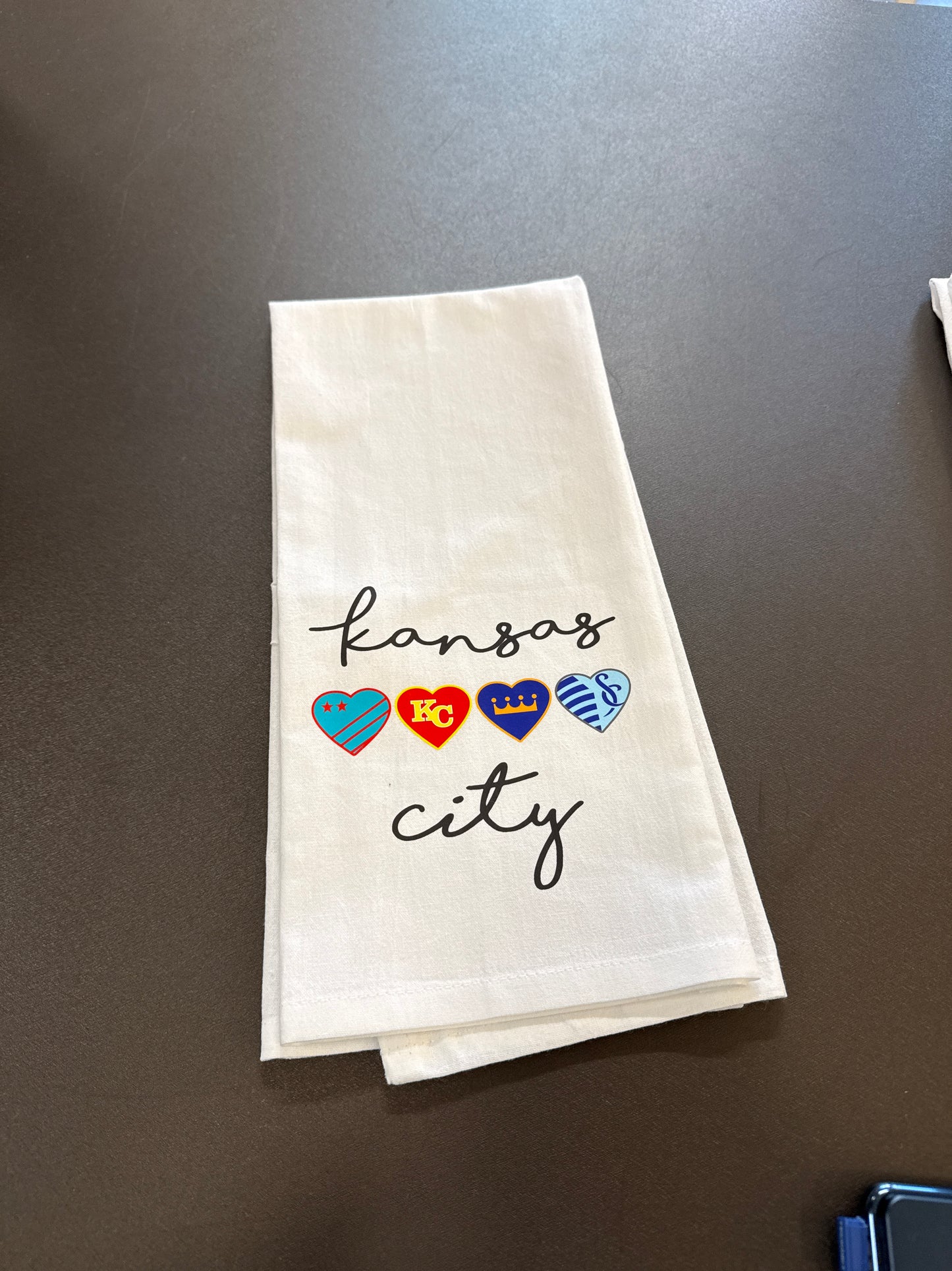 Kansas City Sports Tea Towel | Kansas City Souvenir | KC Gifts