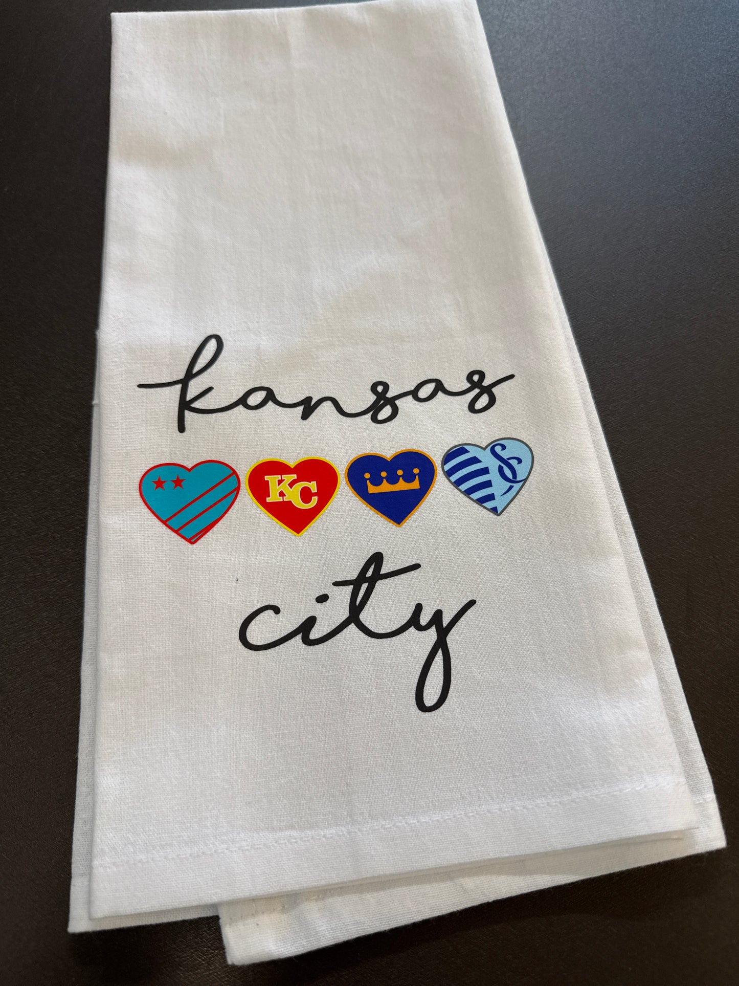 Kansas City Sports Tea Towel | Kansas City Souvenir | KC Gifts