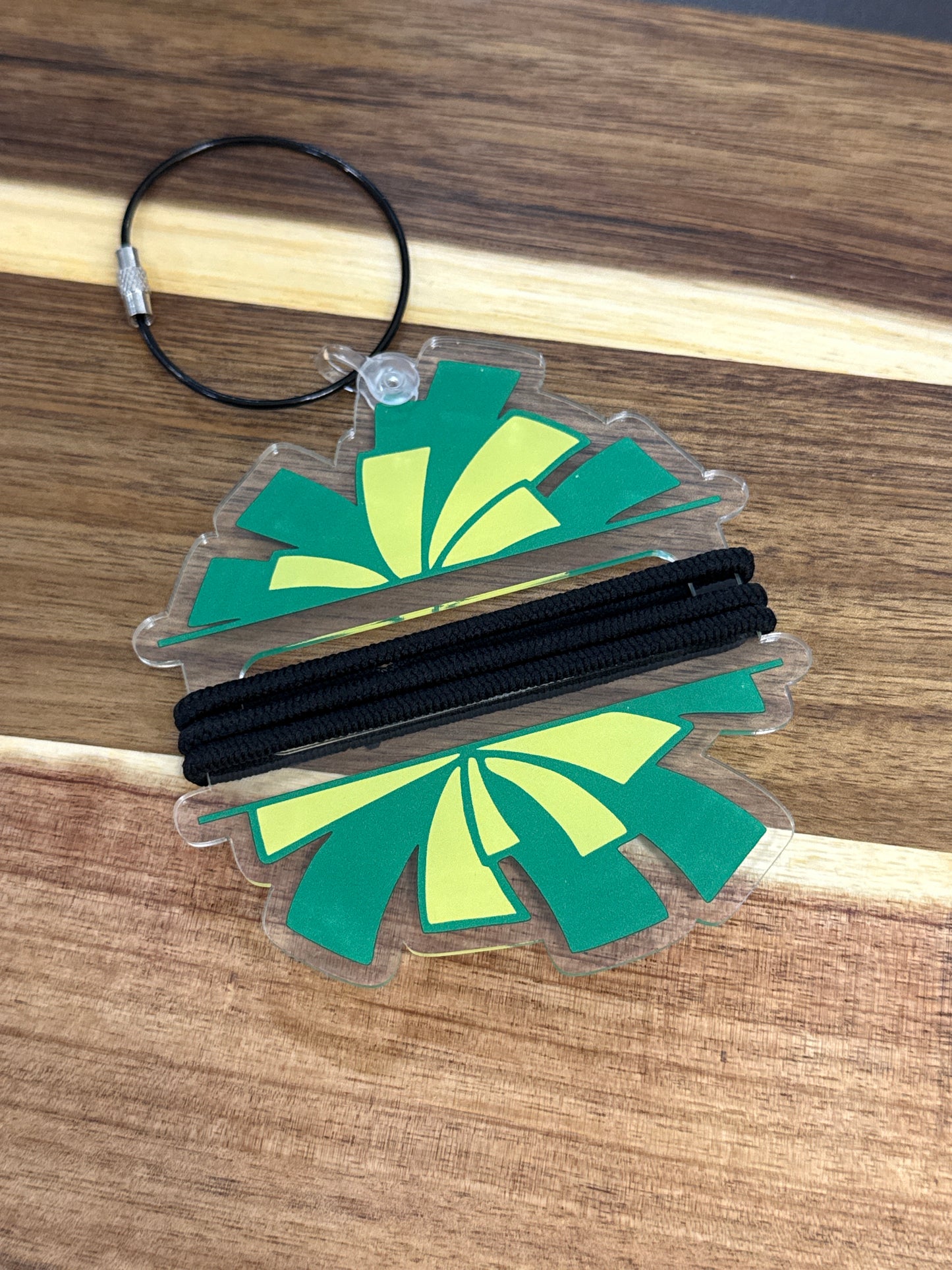 Cheer Ponytail Holder Keychain | Cheer Gifts | Custom Team Gifts | Fundraiser Ideas
