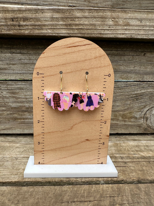 Swiftie Flutter Acrylic Dangle Earrings