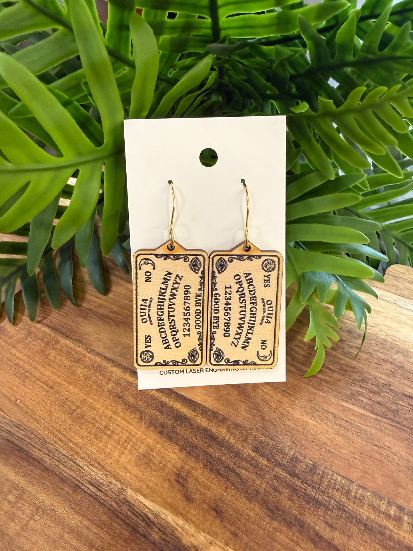 OUIJA Board & Planchette Earrings