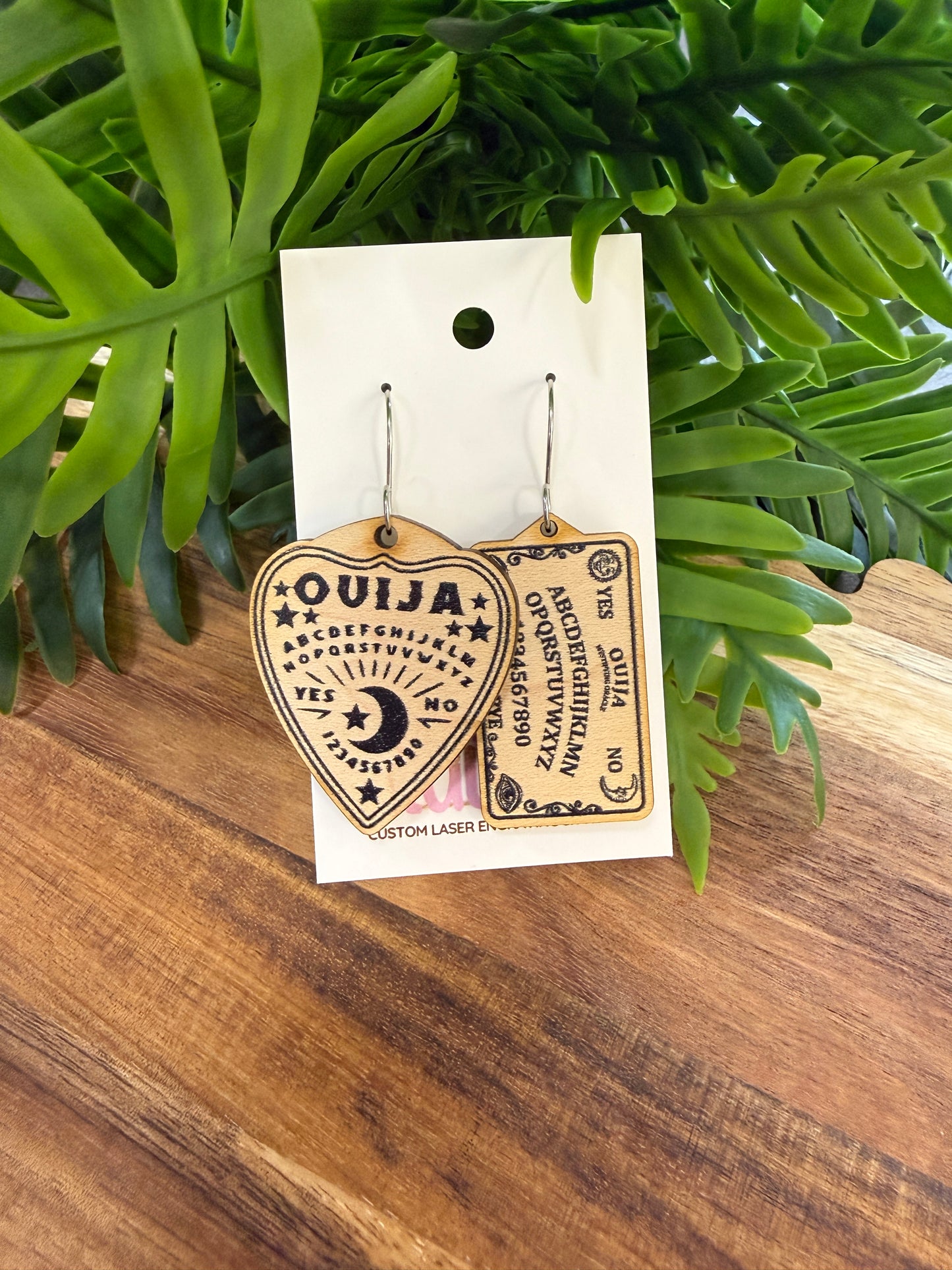OUIJA Board & Planchette Earrings