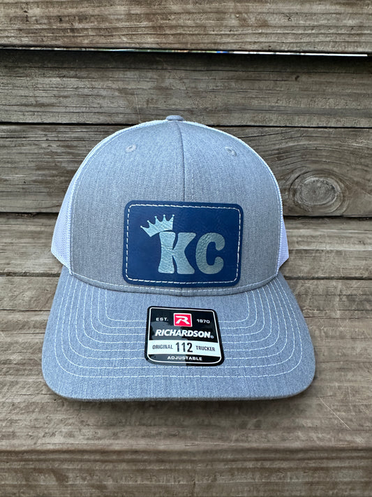 KC Men's Richardson 112 Trucker Hat- Blue Patch