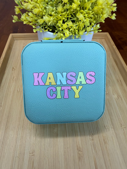UV Printed Personalized City Name Jewelry Box