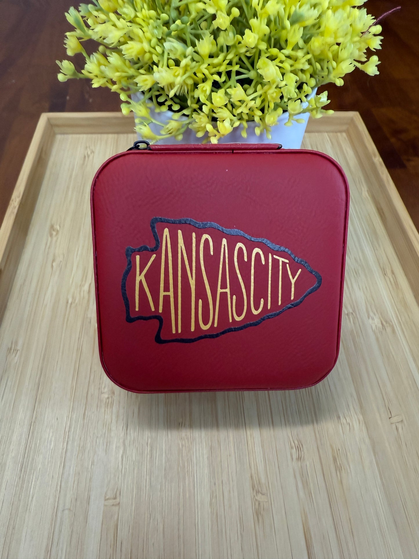 UV Printed Kansas City Arrowhead Jewlry Box