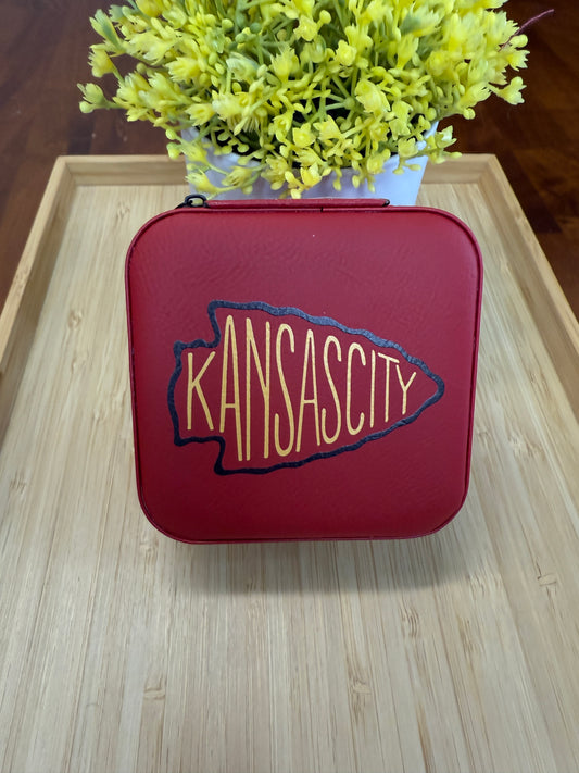 UV Printed Kansas City Arrowhead Jewlry Box