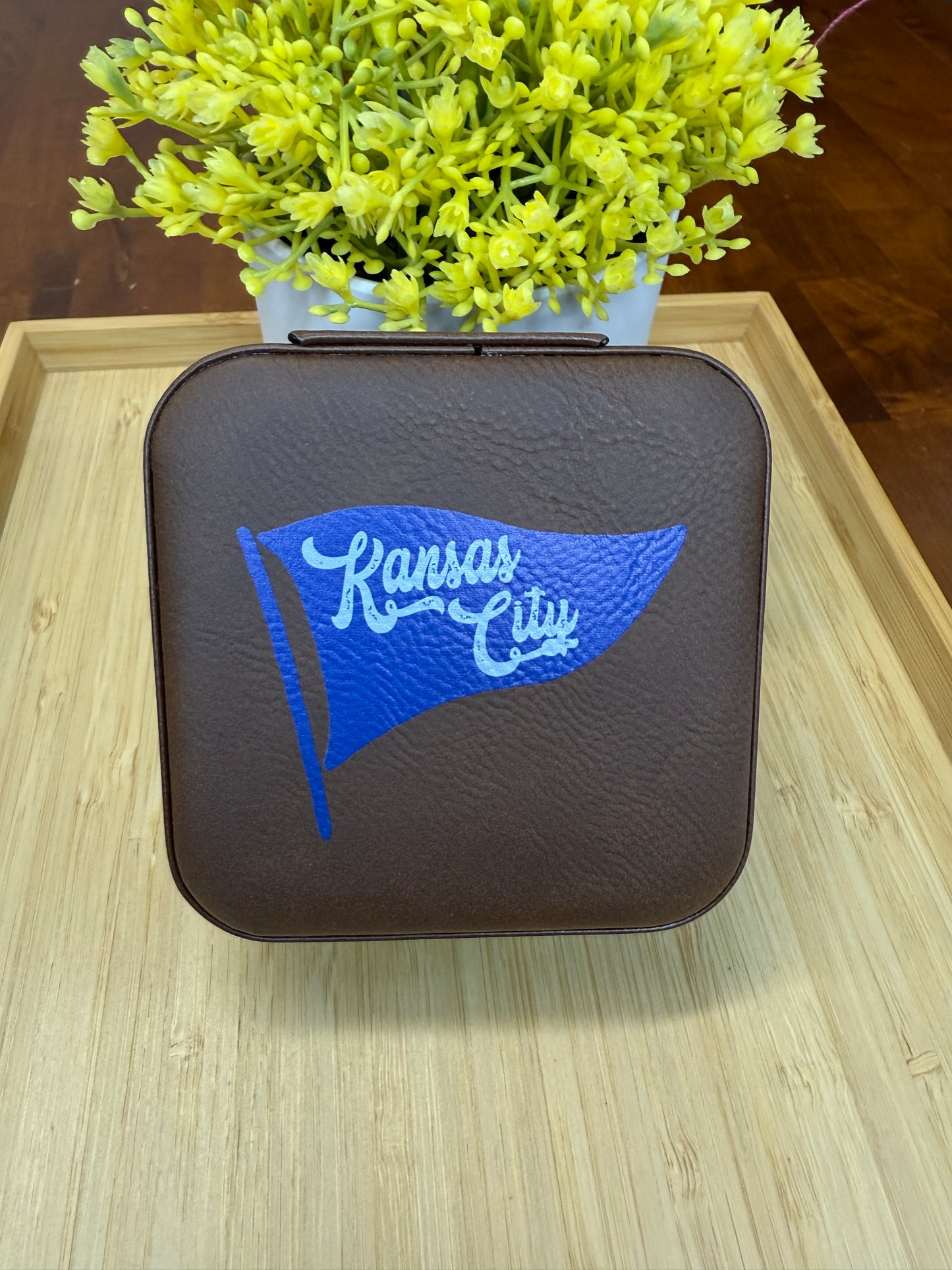 UV Printed Royal KC Pennant Jewelry Box
