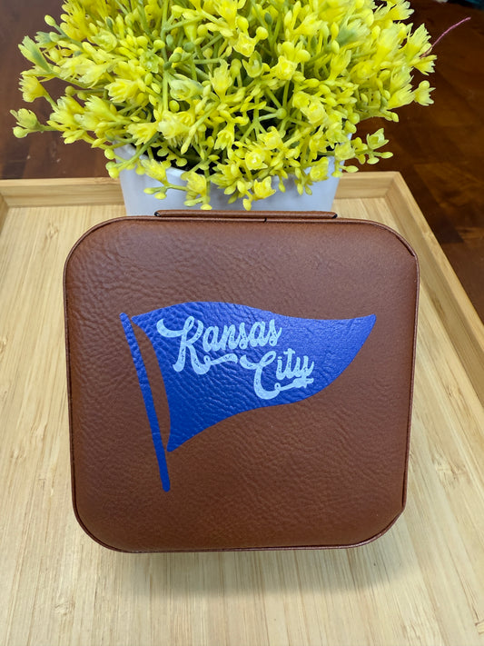 UV Printed Royal KC Pennant Jewelry Box