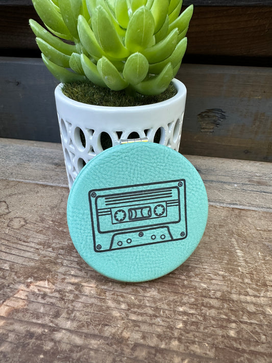 Cassette Compact Mirror