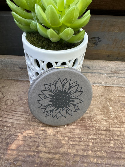 Sunflower Compact Mirror