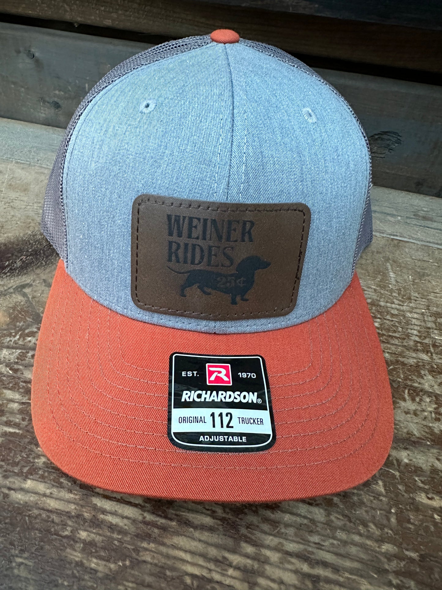 Weiner Rides Hat Men's Richardson 112 Trucker Hat
