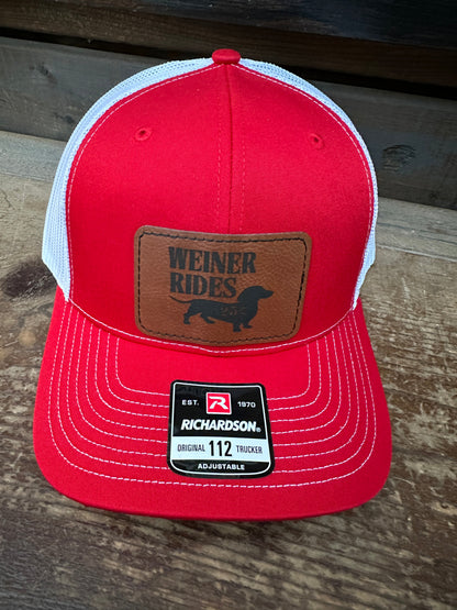 Weiner Rides Hat Men's Richardson 112 Trucker Hat