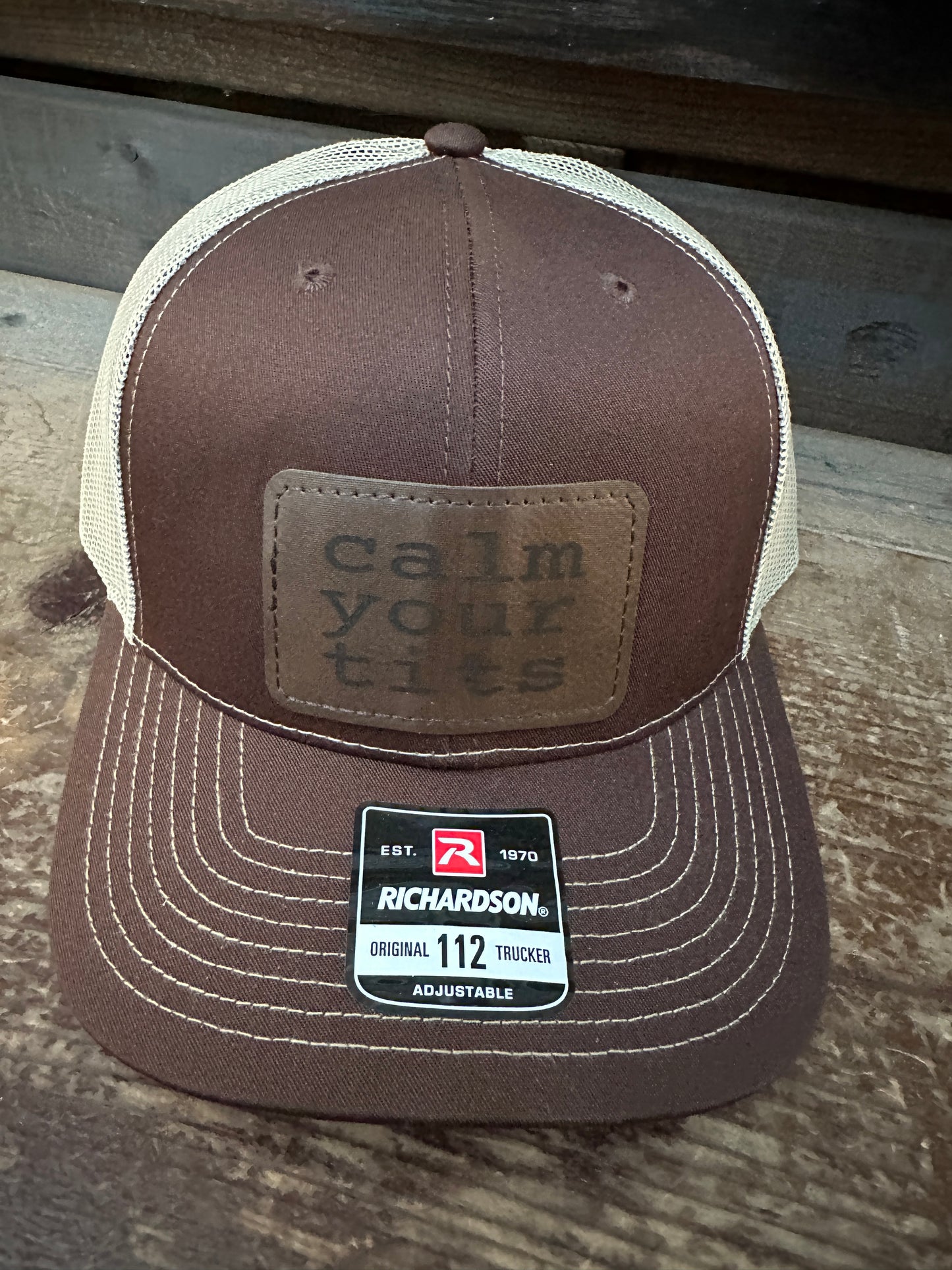 Calm Your Tits Men's Richardson 112 Trucker Hat