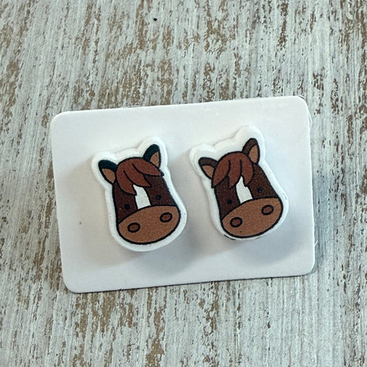 Horse Face Studs