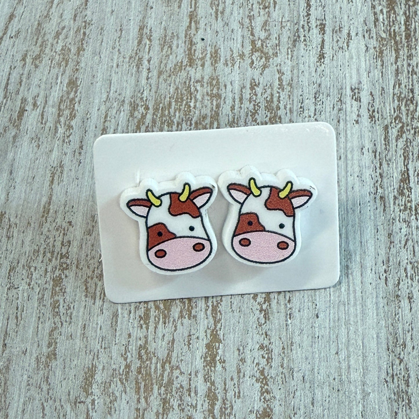 Cow Face Studs