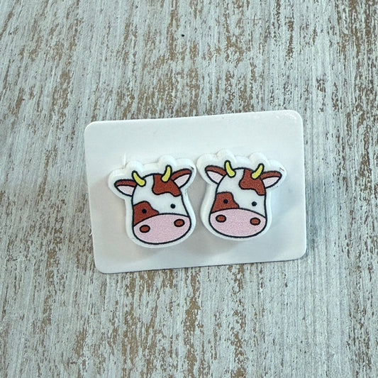Cow Face Studs