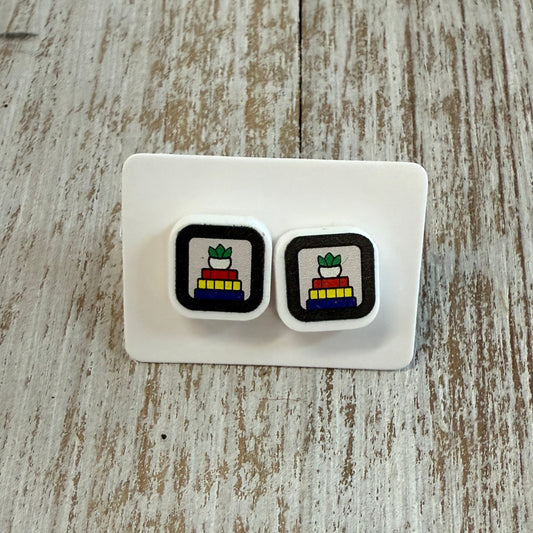 Succulent Stories Studs