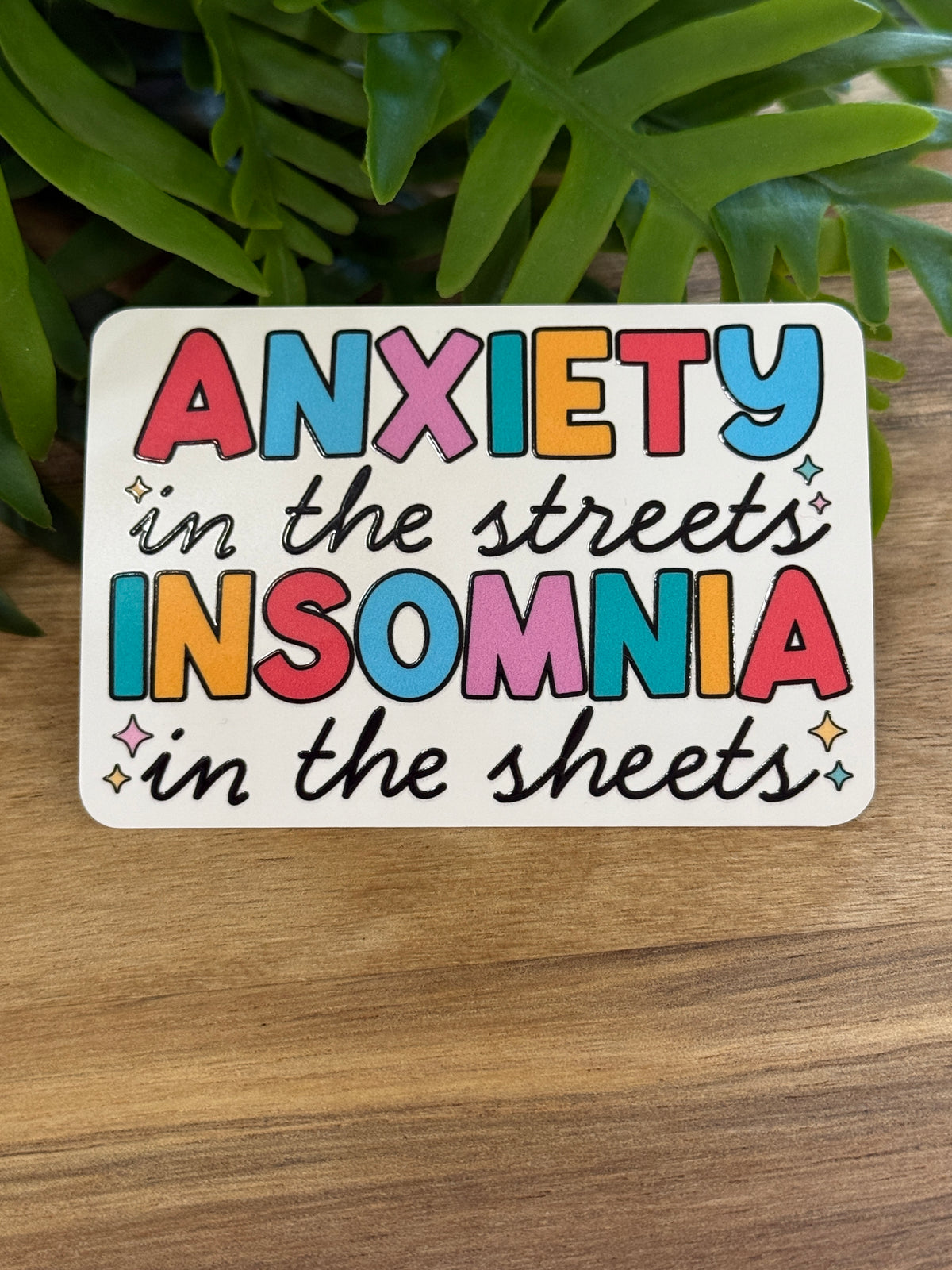 Anxiety in the Streets Sticker